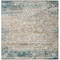 Safavieh Aria Medium Rectangle Rugs, Cream and Blue - 4 x 6 ft. ARA156C-4 - alternate 3